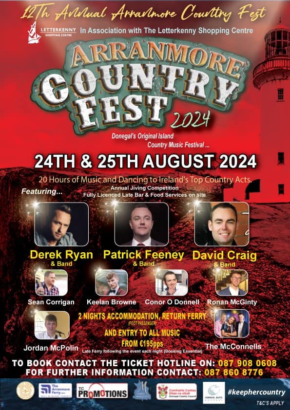 10th Annual Arranmore Country Fest Festivals and Events in Donegal